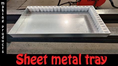 how to make a sheet metal tray|sheet metal carry all.